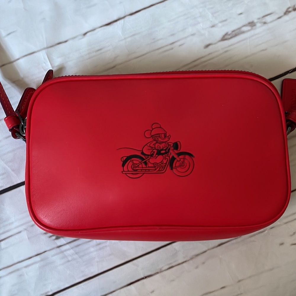 DisneyxCoach red crossbody bag EUC